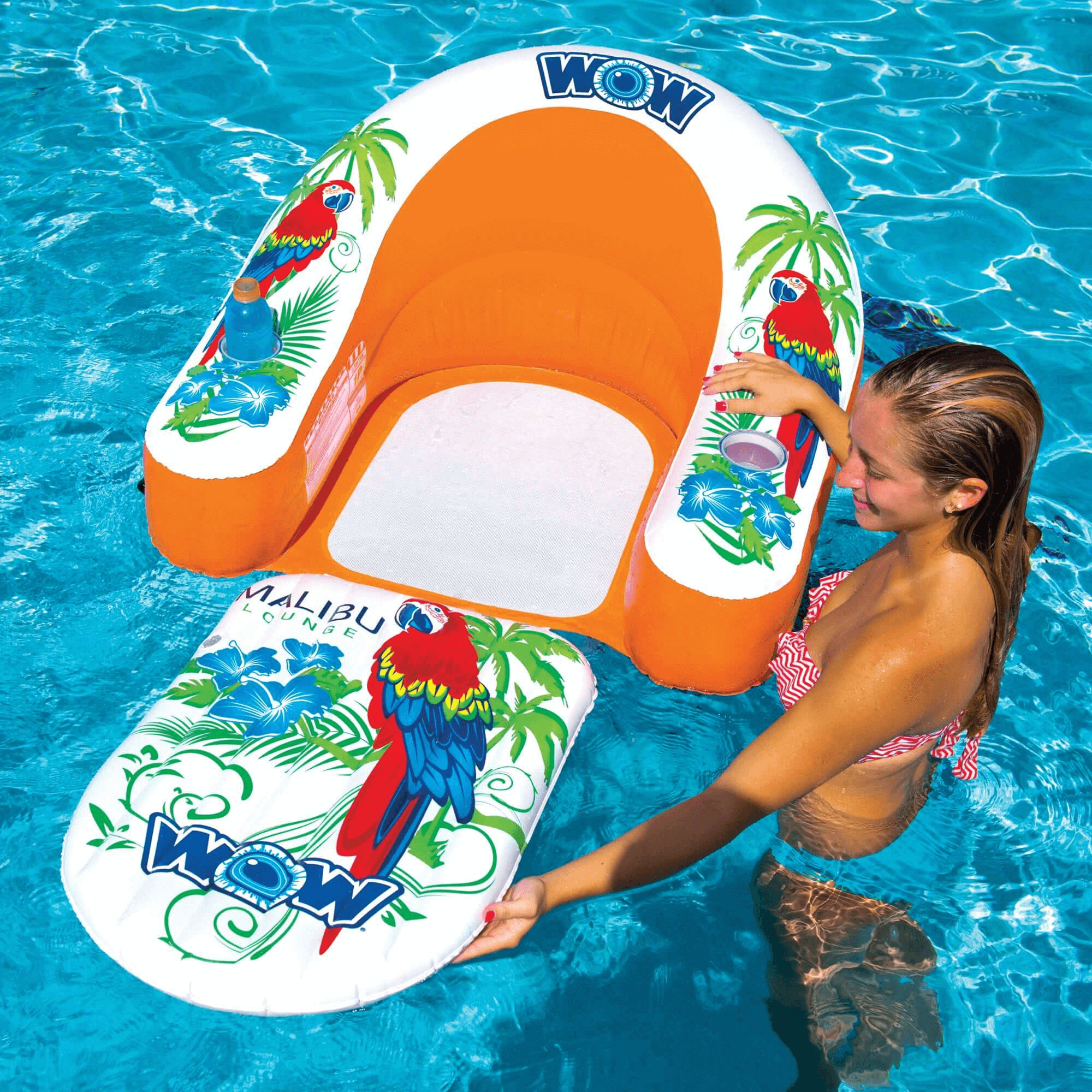 Wow Watersports Malibu Lounge with High Backrest and Deep Ergonomic Seating