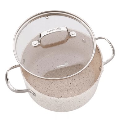 Korkmaz Granita Aluminum 2.5L Non-Stick Low Casserole Dish with Lid