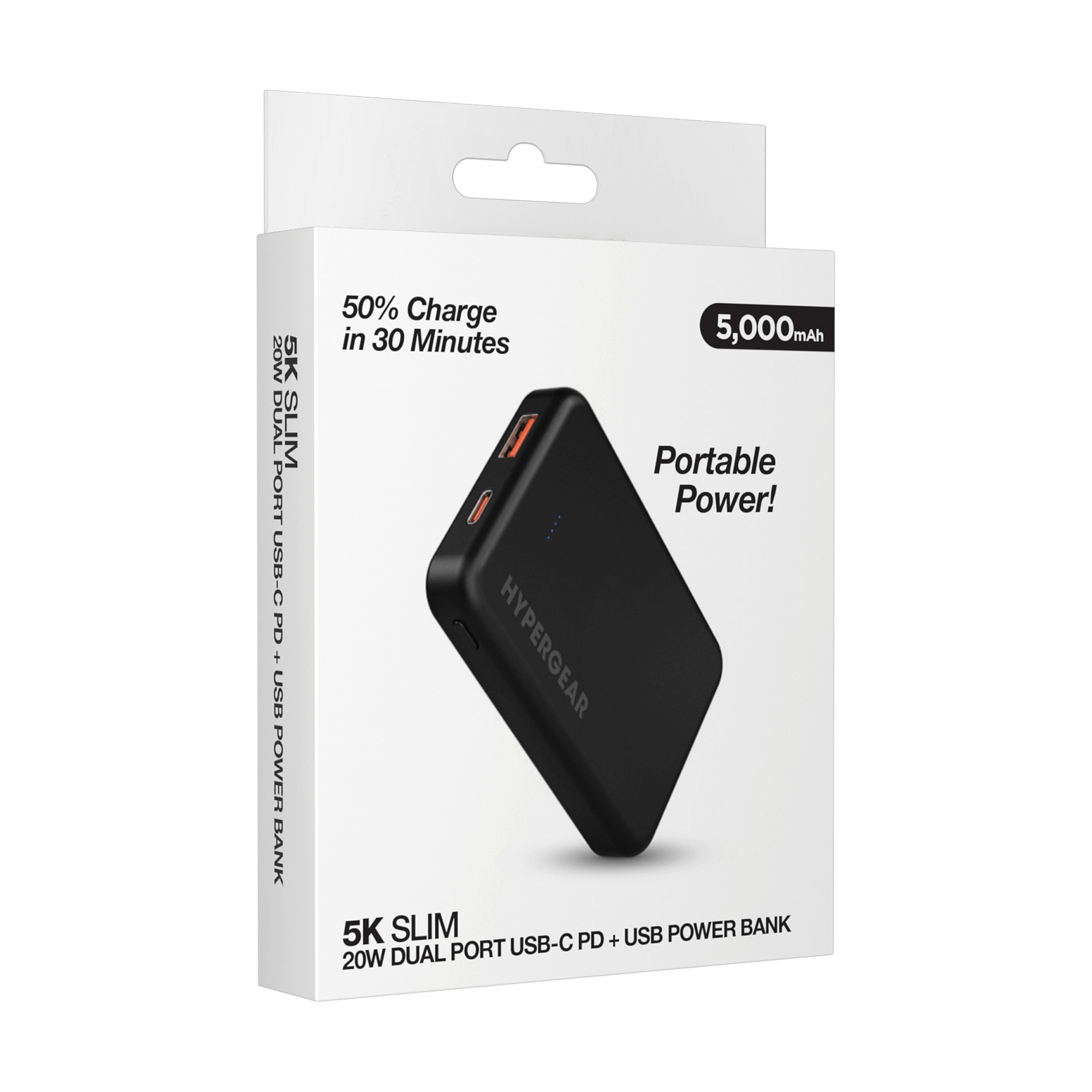 HyperGear 5000mAh PD20W Dual-Port PowerPack