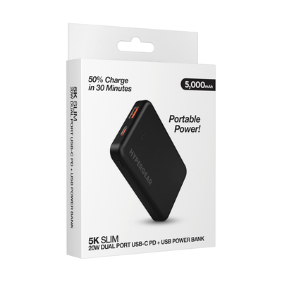 HyperGear 5000mAh PD20W Dual-Port PowerPack
