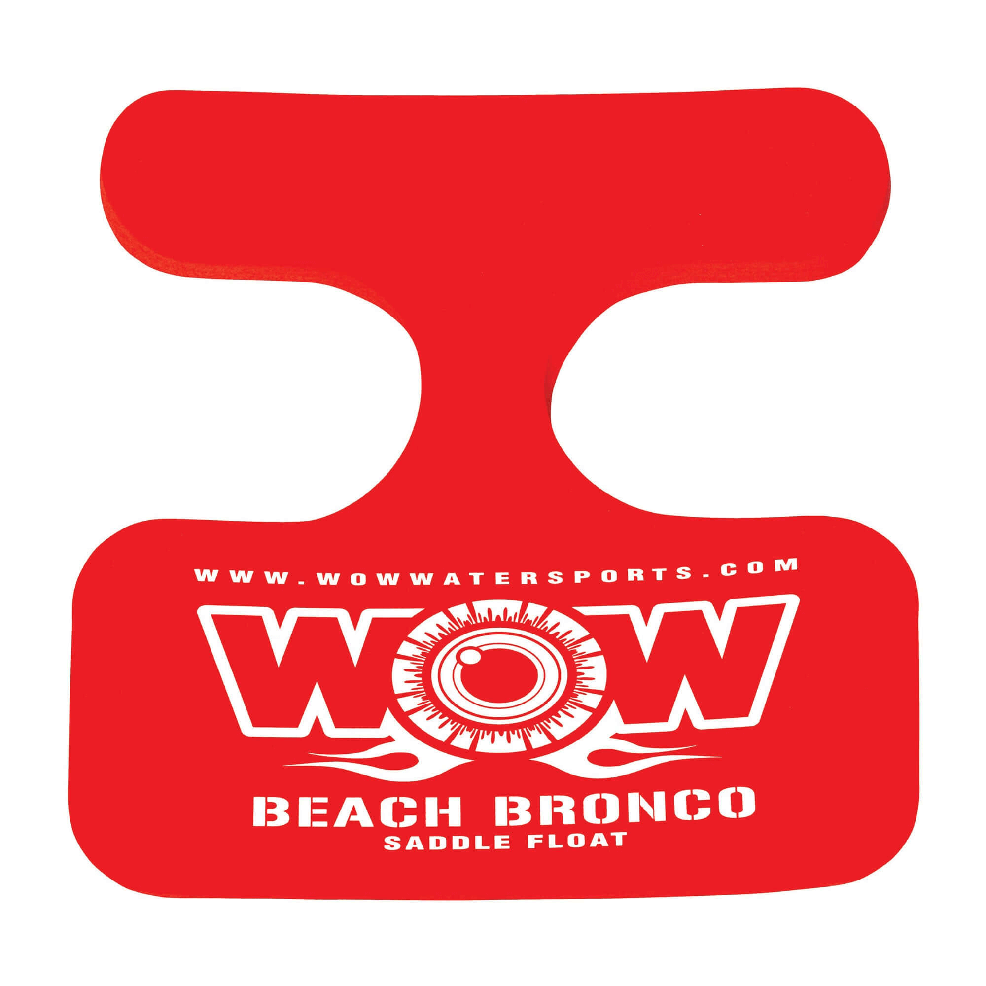 WOW Watersports Beach Bronco for 1 Person 220Ibs or 99kg Maximum Capacity- Red