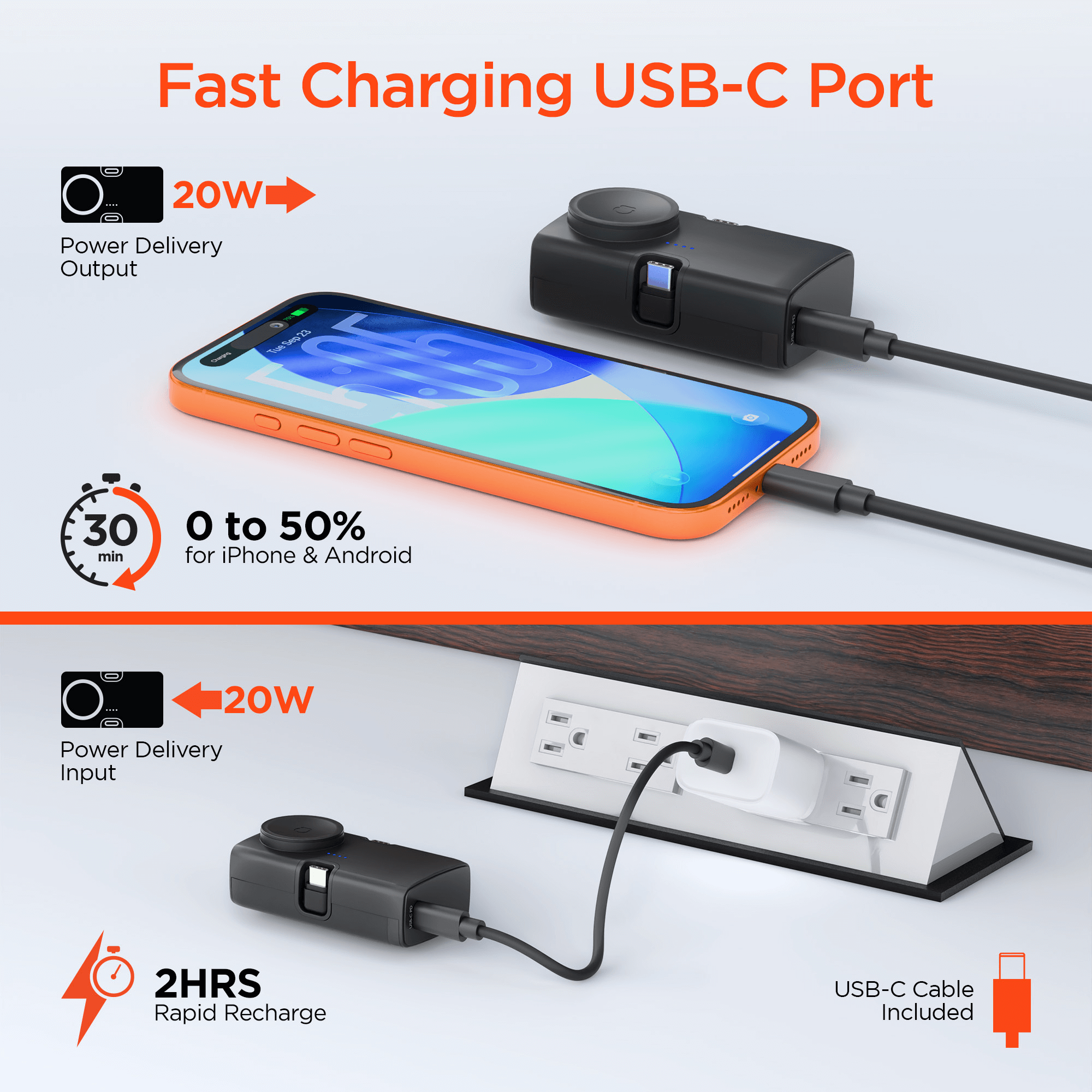 HyperGear Power Pack Nano 5000mAh Power Bank