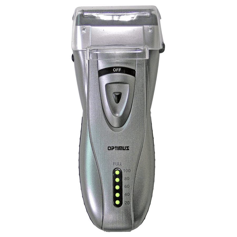 Optimus Cordless Rechargeable LED Shaver with Pop-Up Trimmer
