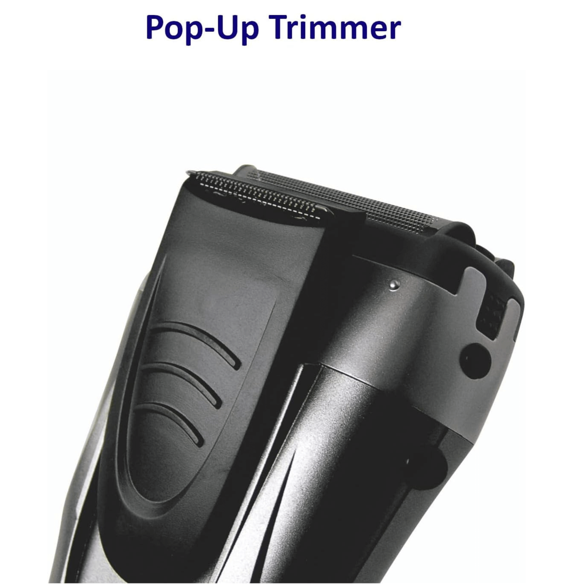Optimus Cordless Rechargeable LED Shaver with Pop-Up Trimmer