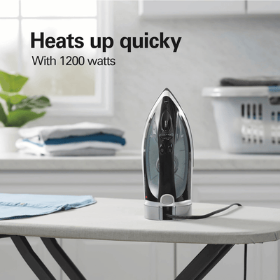 Hamilton Beach Non-Stick Clothes Iron with Retractable Cord