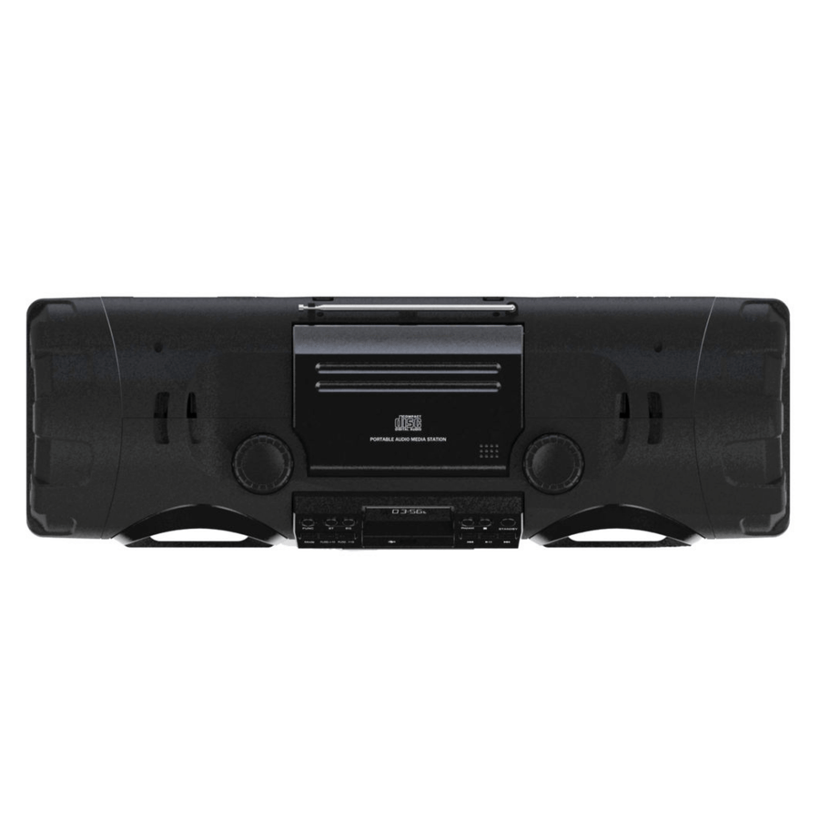 Emerson Dual Subwoofer Bluetooth Boombox - Refurbished