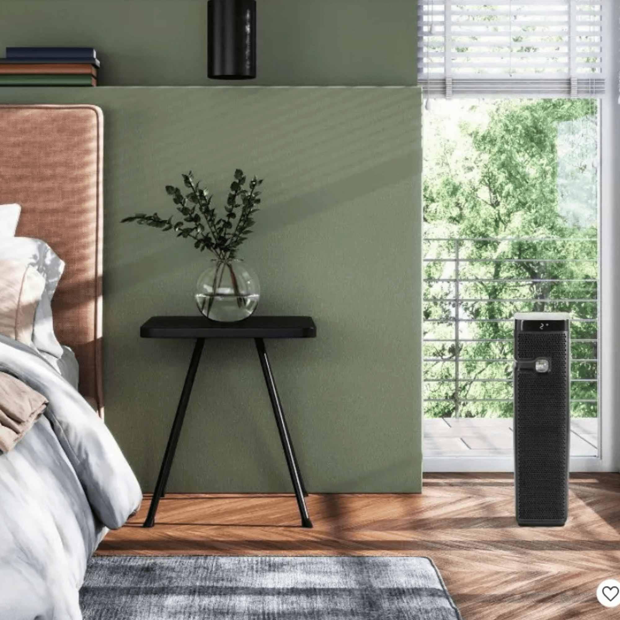 Holmes Aer1 True Hepa Air Purifier Tower with Timer and Filter Light