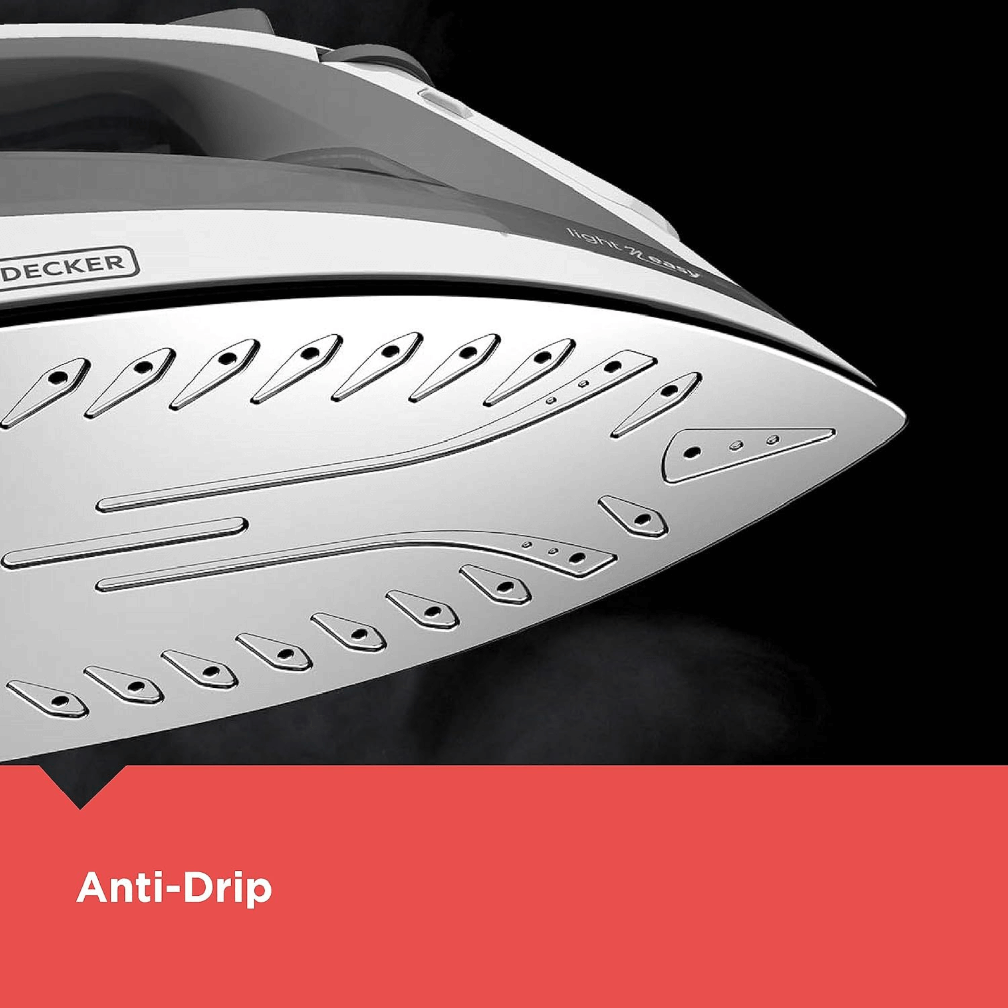 Black & Decker Light N Easy Auto-Shutoff Iron with Stainless Soleplate