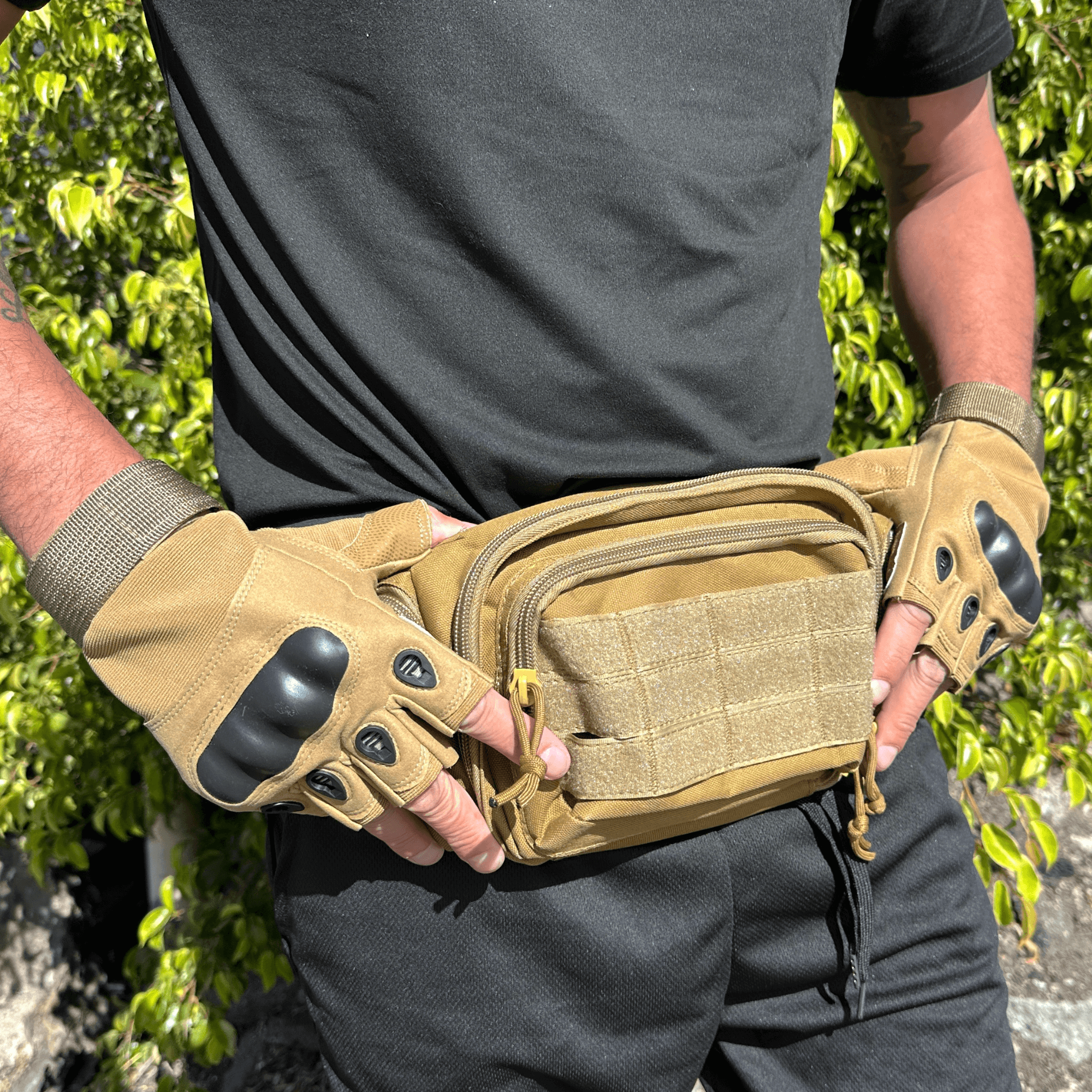JupiterGear Tactical Military Fingerless Airsoft Gloves for Outdoor Sports, Paintball, and Motorcycling