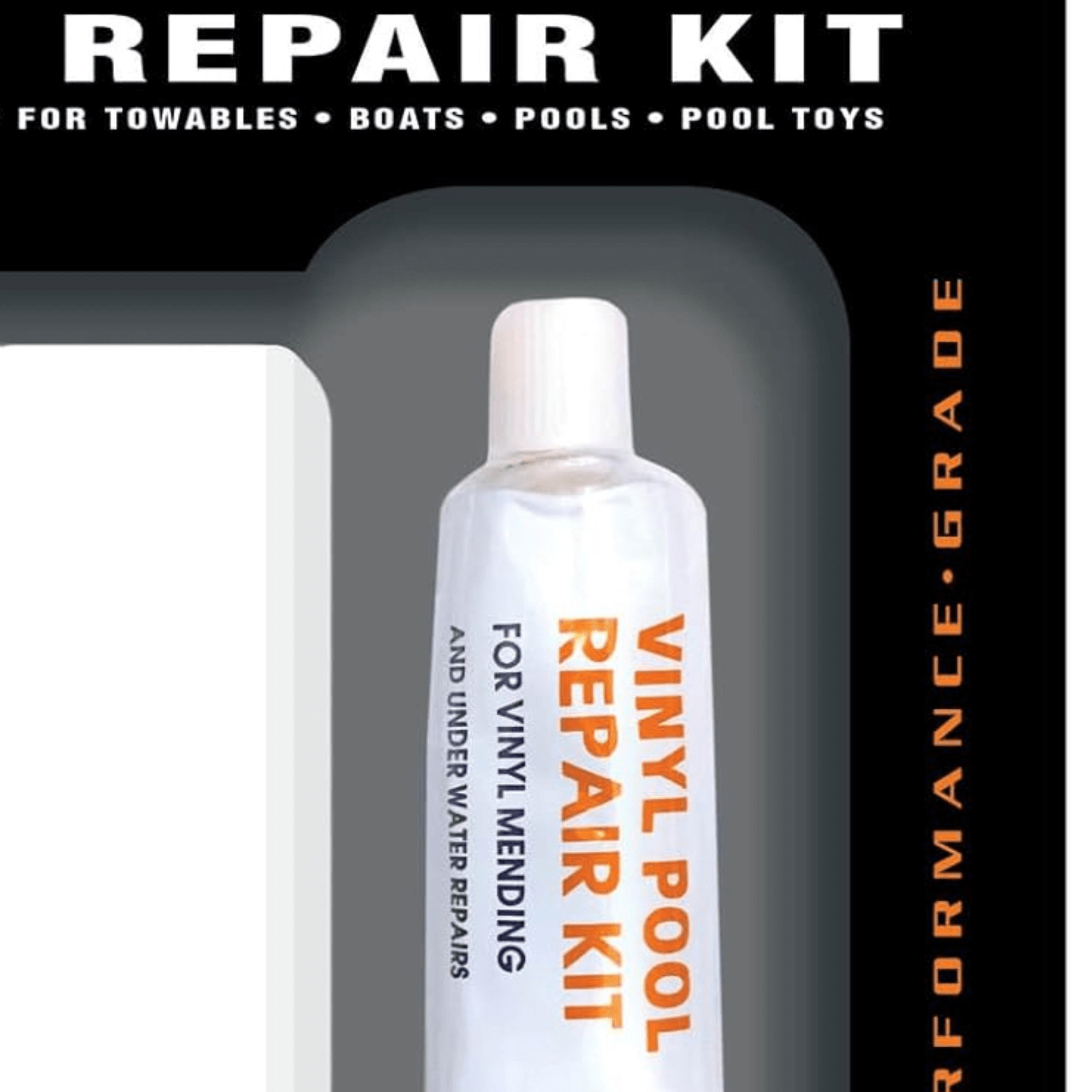 WOW Watersports Vinyl PVC Repair Kit For Boating Tubes Air Mattresses Inflatable Rafts