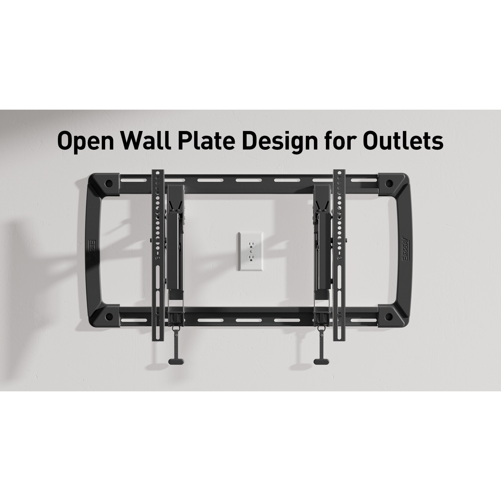 ErgoAV Large Extend and Tilt Mount with Level Adjust for 40" to 100" TVs