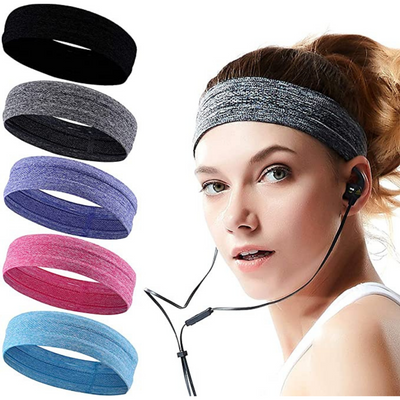 Sport and Fitness Sweat Wicking Fitness Headband  for Yoga, Running and Exercise