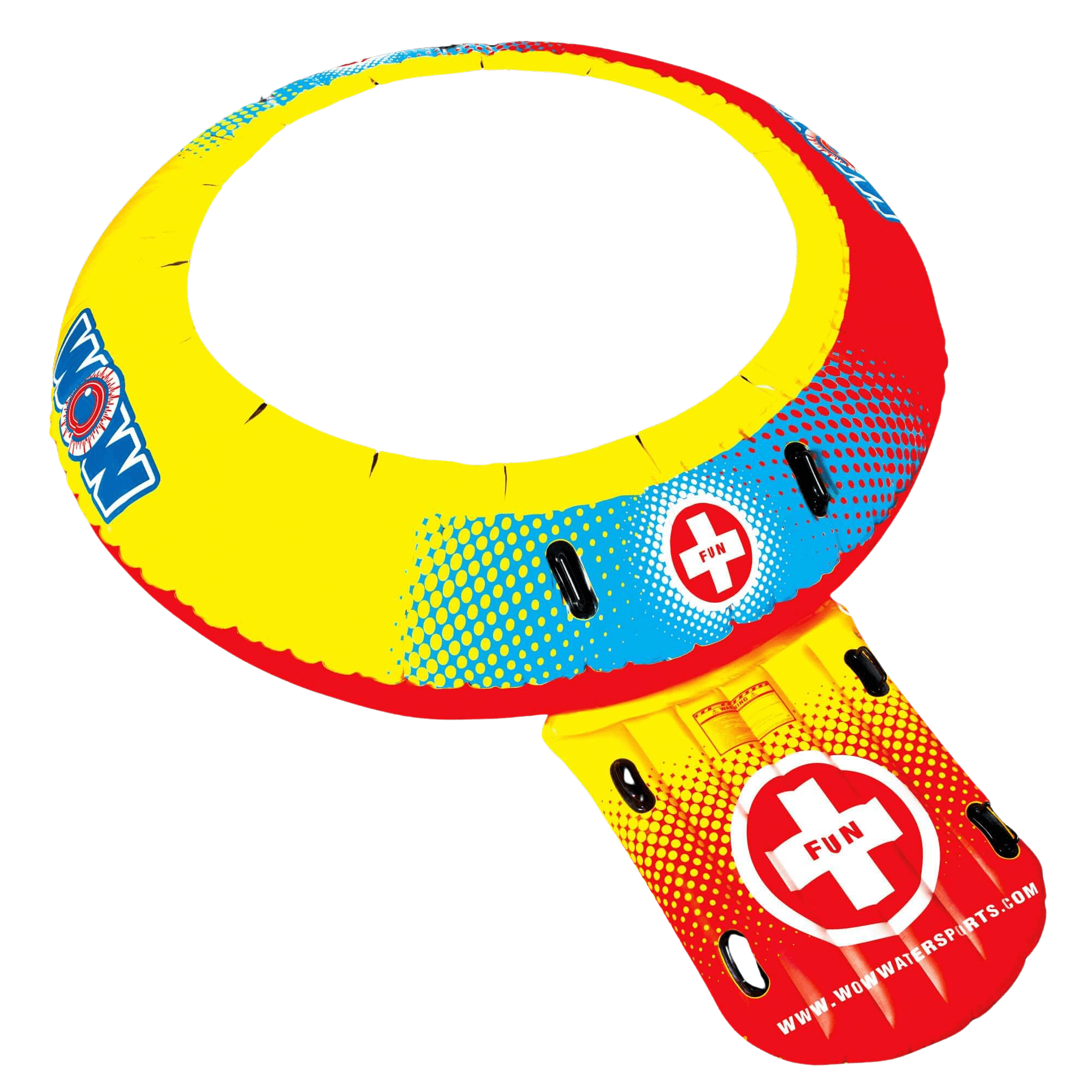 WOW Watersports Bouncer Inflatable Floating Trampoline and Boarding Platform