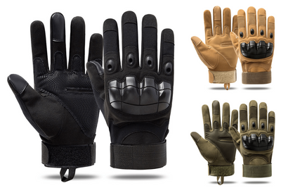 Tactical Military Airsoft Gloves for Outdoor Sports, Paintball, and Motorcycling with Touchscreen Fingertip Capability