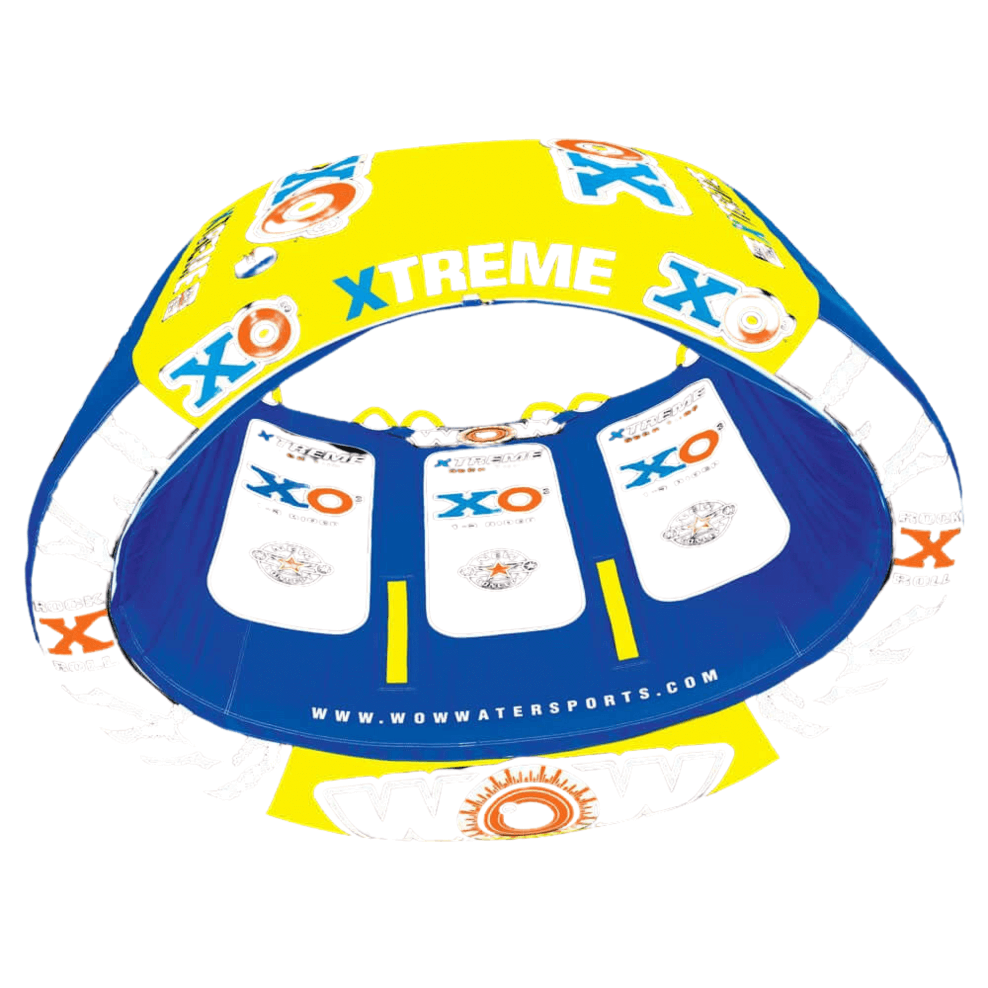 WOW Watersports Xtreme Inflatable Towable Ride-in-Oval for 1 to 3 Persons