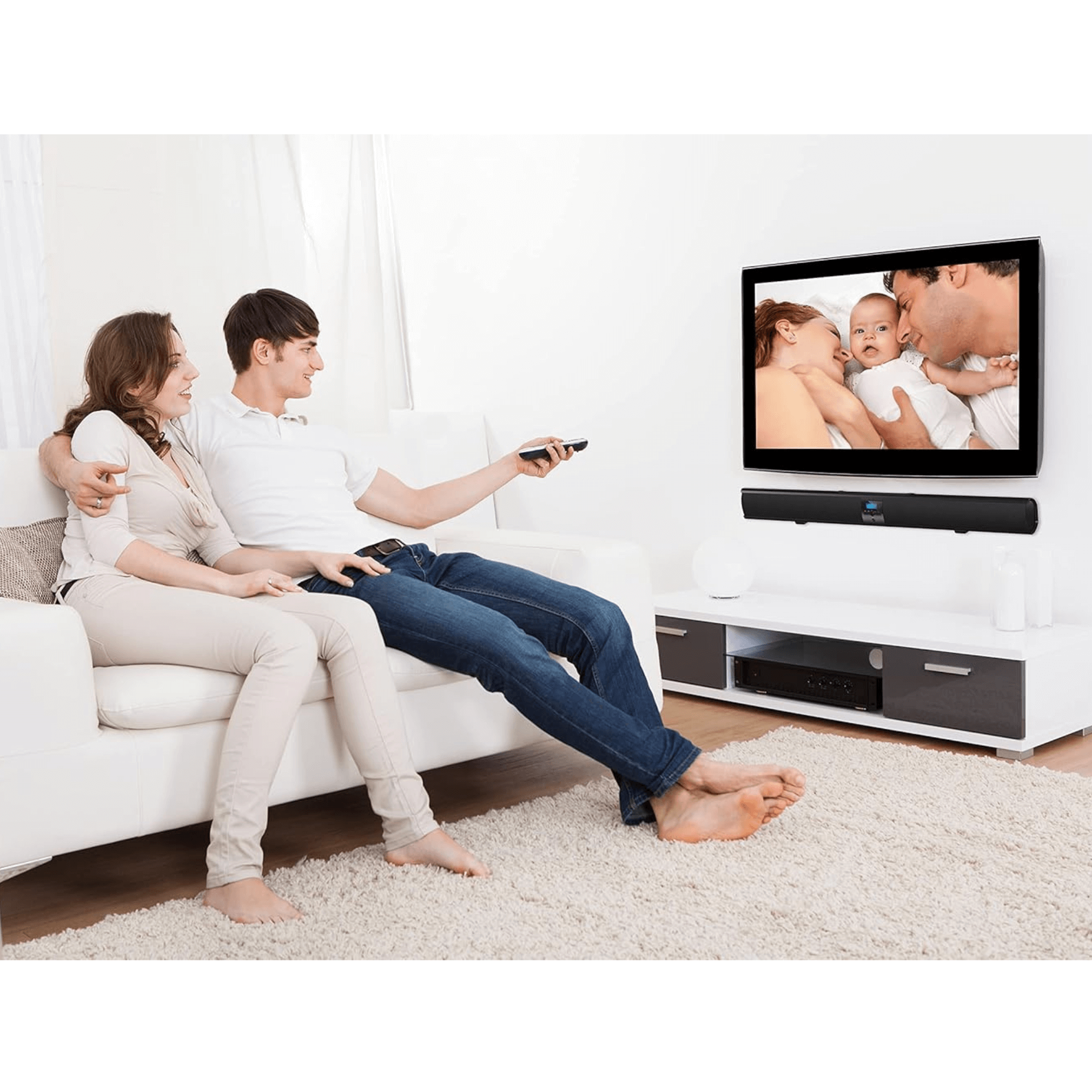 Naxa 42" BT Sound Bar with Built-in Subwoofer - Refurbished