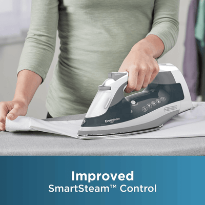 Black & Decker One Step Steam Iron with EvenSteam Stainless Steel Soleplate