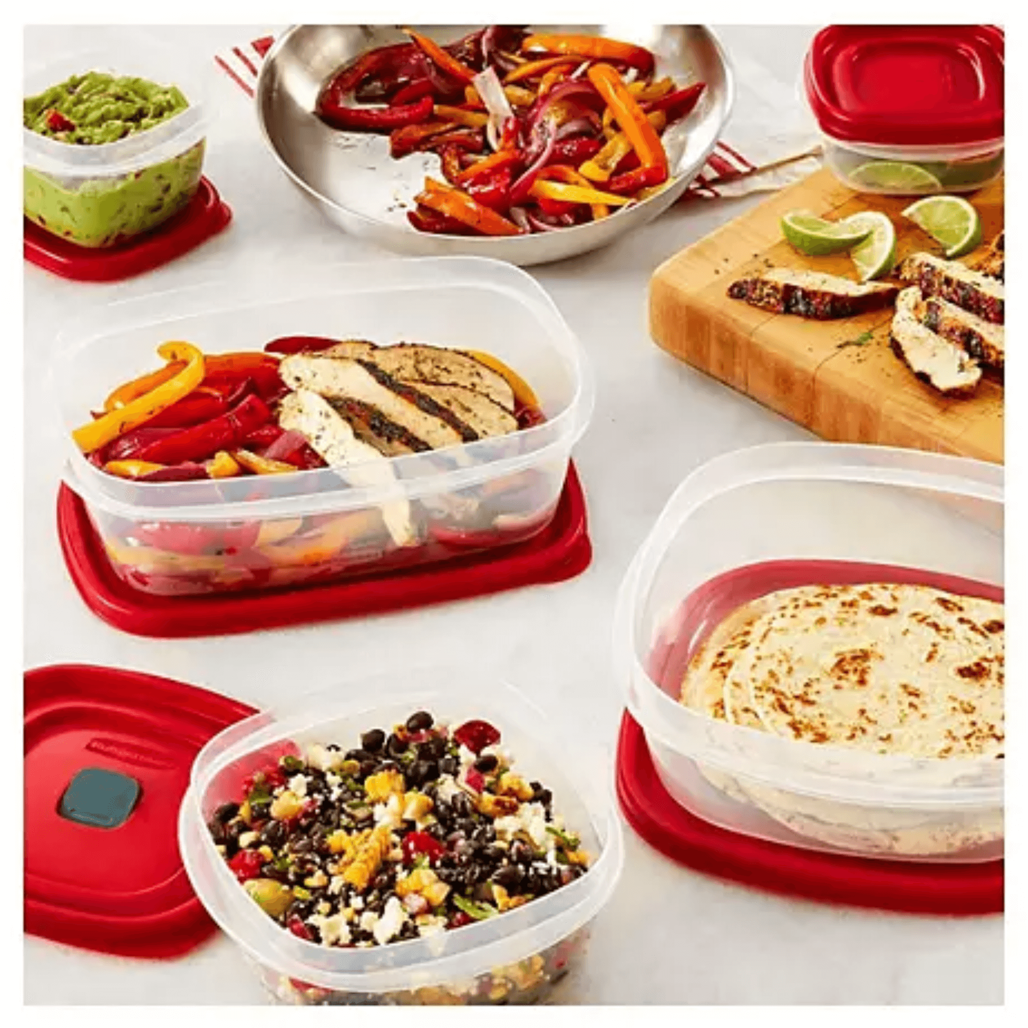 Rubbermaid EasyFindLids 14pc Food Storage Set
