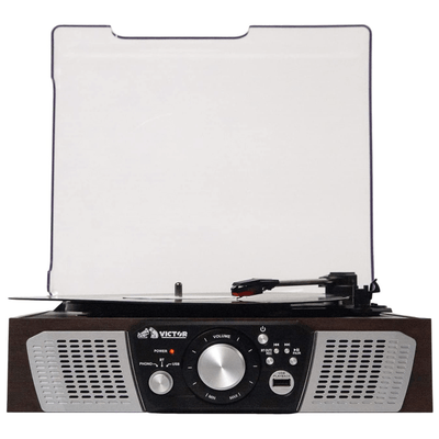 Victor Lakeshore 5-in-1 Hybrid BT Turntable System Espresso - Refurbished