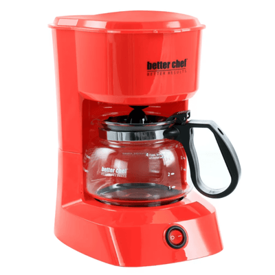 Better Chef 4-Cup Coffeemaker with Grab-A-Cup Feature - REFURBISHED