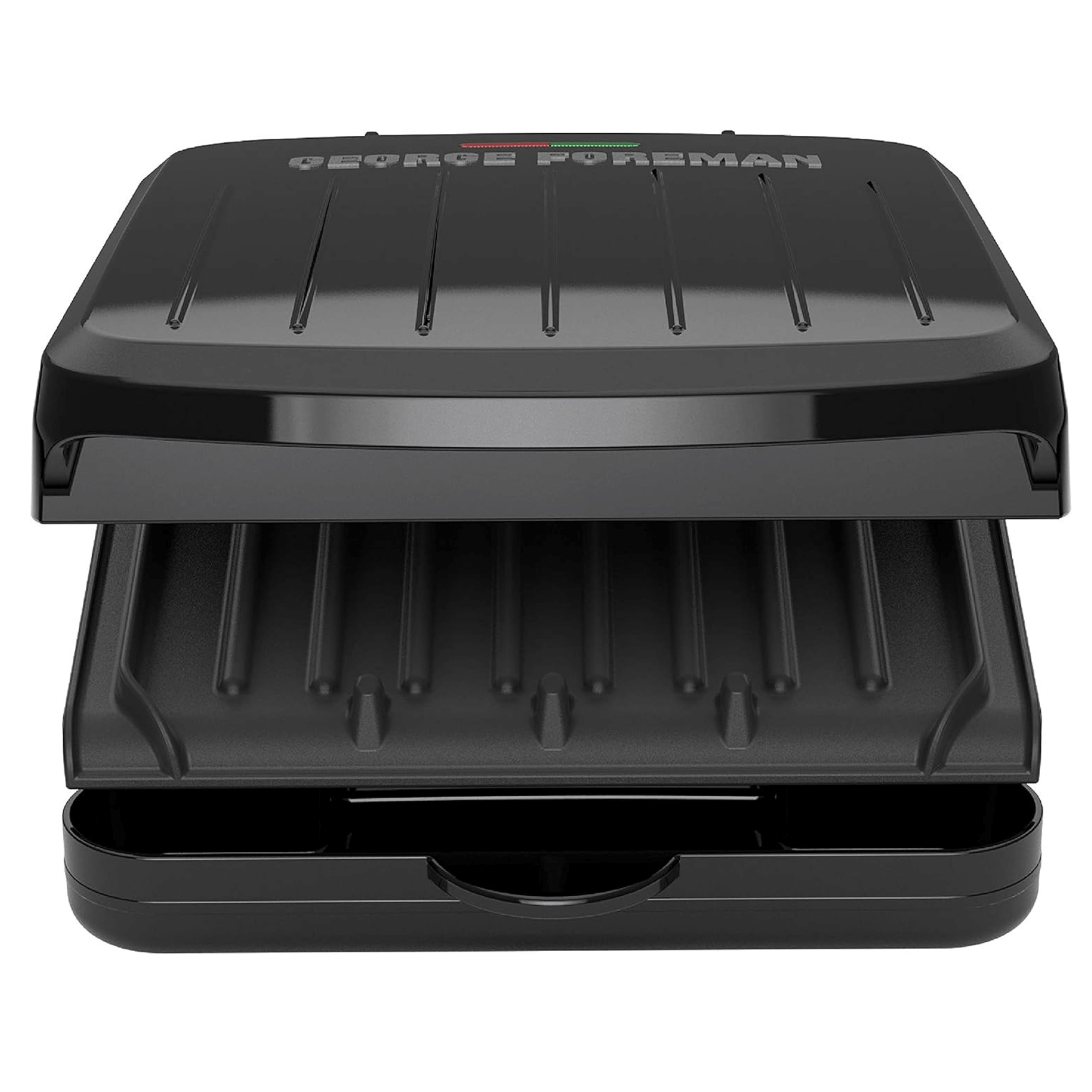 George Foreman 2-Serving Classic Plate Electric Indoor Grill and Panini Press