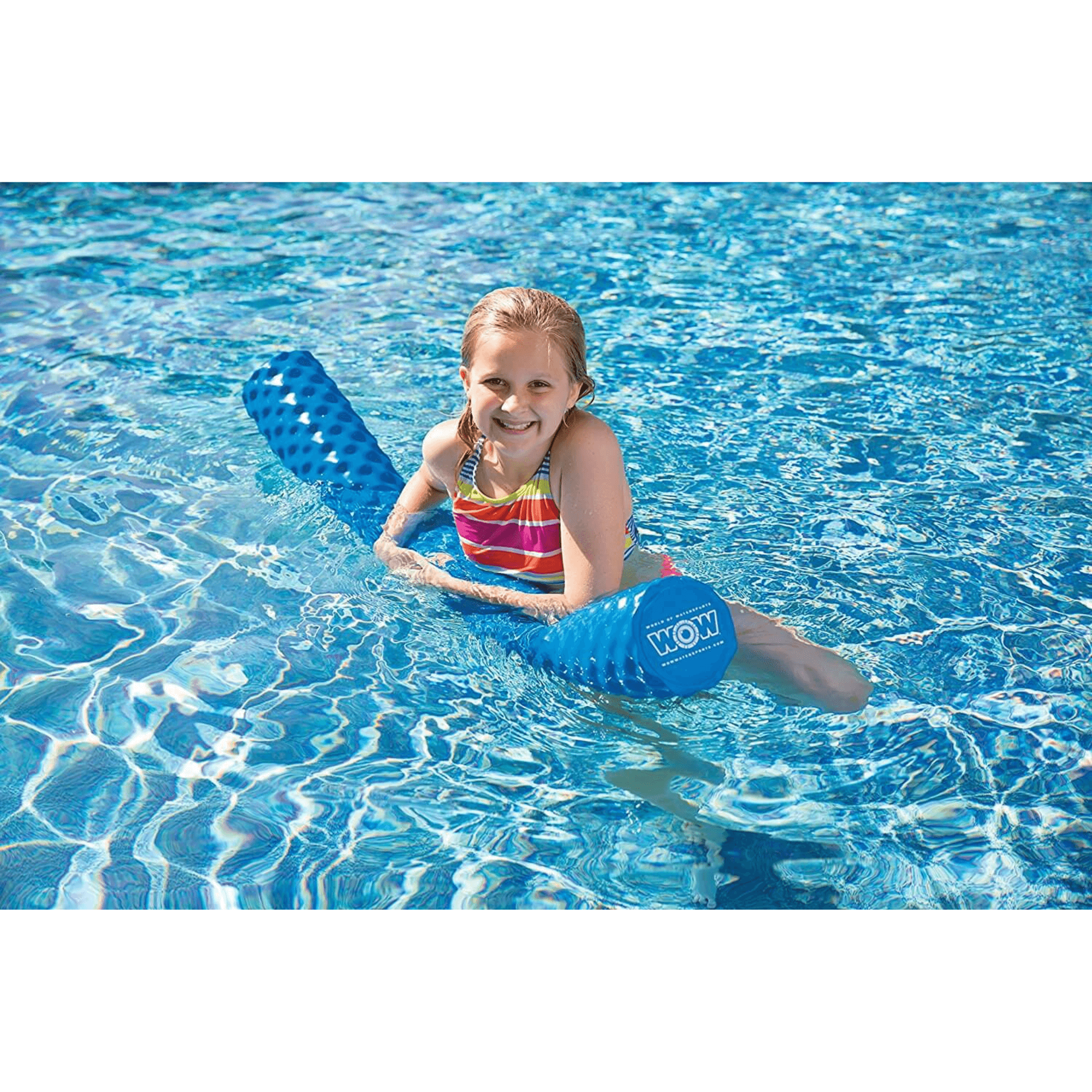 WOW Watersports First Class Foam Pool Noodles 12pk PDQ Extra Grip And Non-Slip - Assorted