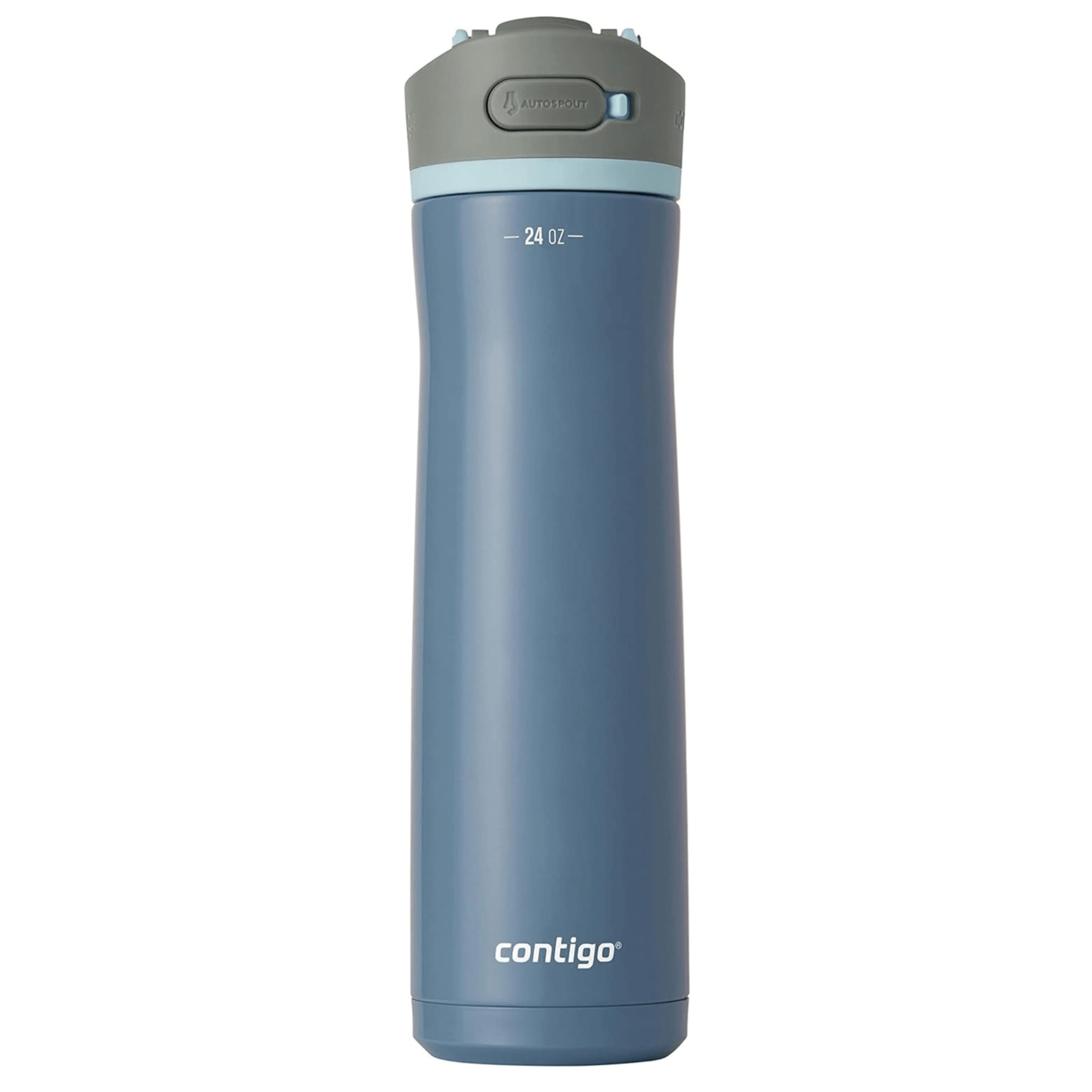 Contigo Wells Chill Stainless Steel 24oz Water Bottle with Autospout Straw Lid and Filter