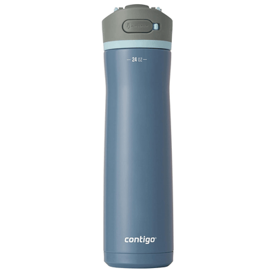 Contigo Wells Chill Stainless Steel 24oz Water Bottle with Autospout Straw Lid and Filter