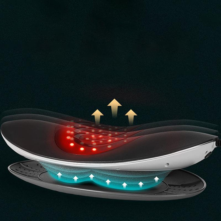 Bella2Bello Wilton Professional Lower Back Stretcher & Massager with Heat Function (Black) US-10374