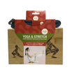 Maji Sports Laser Engraved Bamboo Yoga Block & Strap Combo