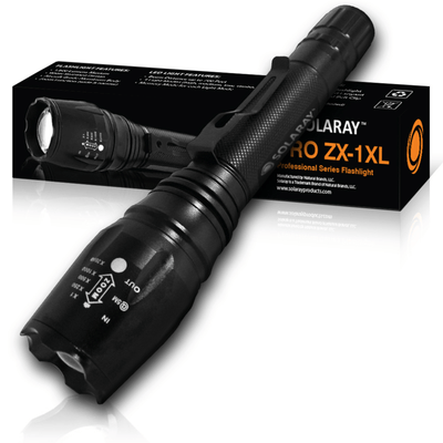 Solaray ZX1-XL 18650 Tactical Flashlight