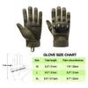 Tactical Military Airsoft Gloves for Outdoor Sports, Paintball, and Motorcycling with Touchscreen Fingertip Capability