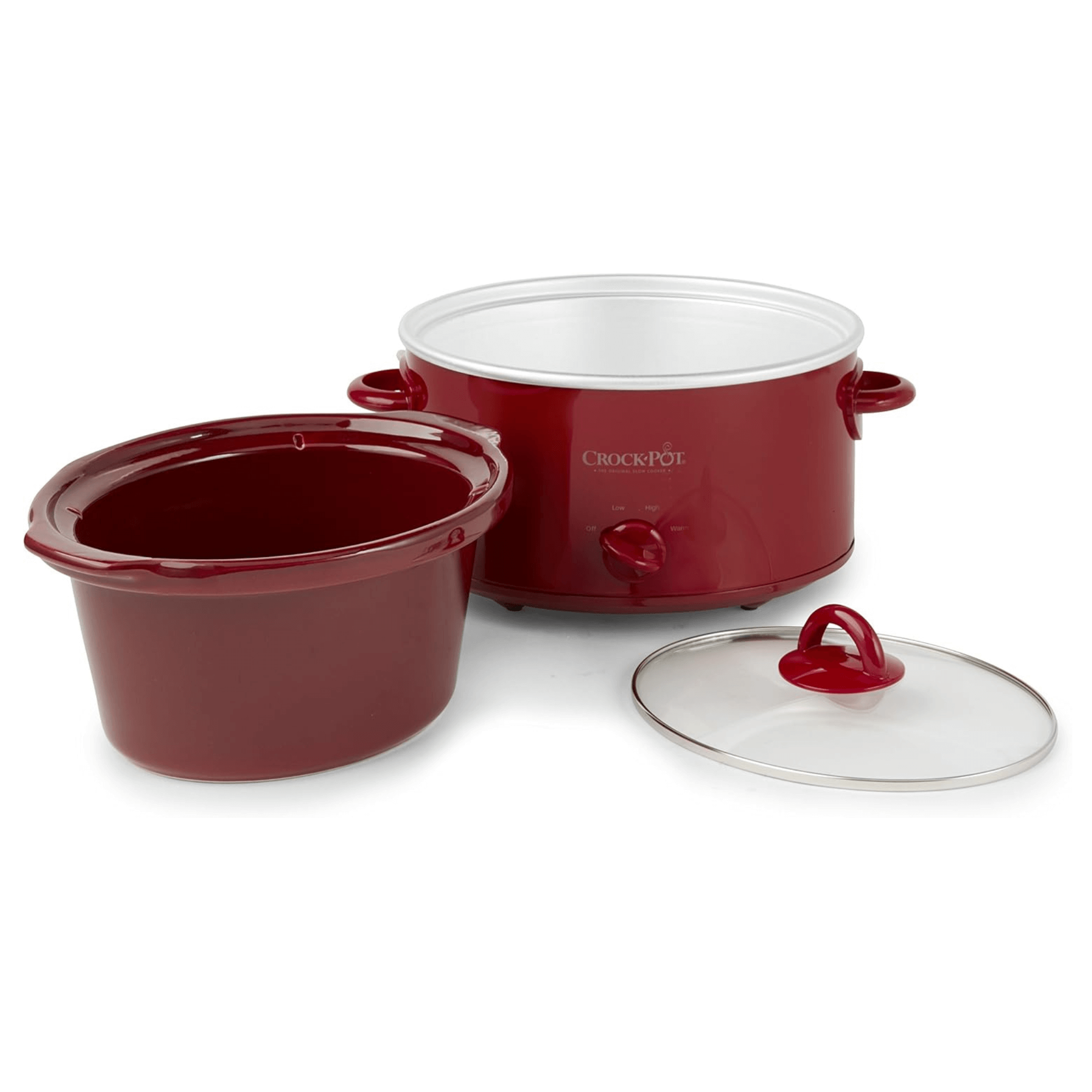 Crockpot 4Qt Small Manual Slow Cooker & Warmer - REFURBISHED