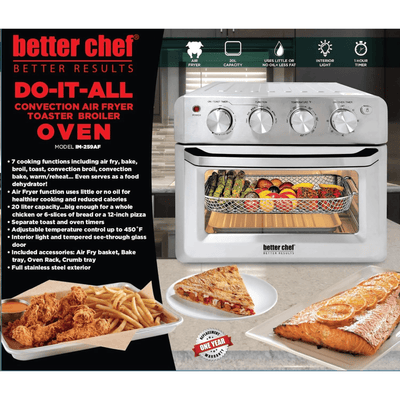 Better Chef Do-It-All Deluxe Air Fryer / Convection Oven / Broiler