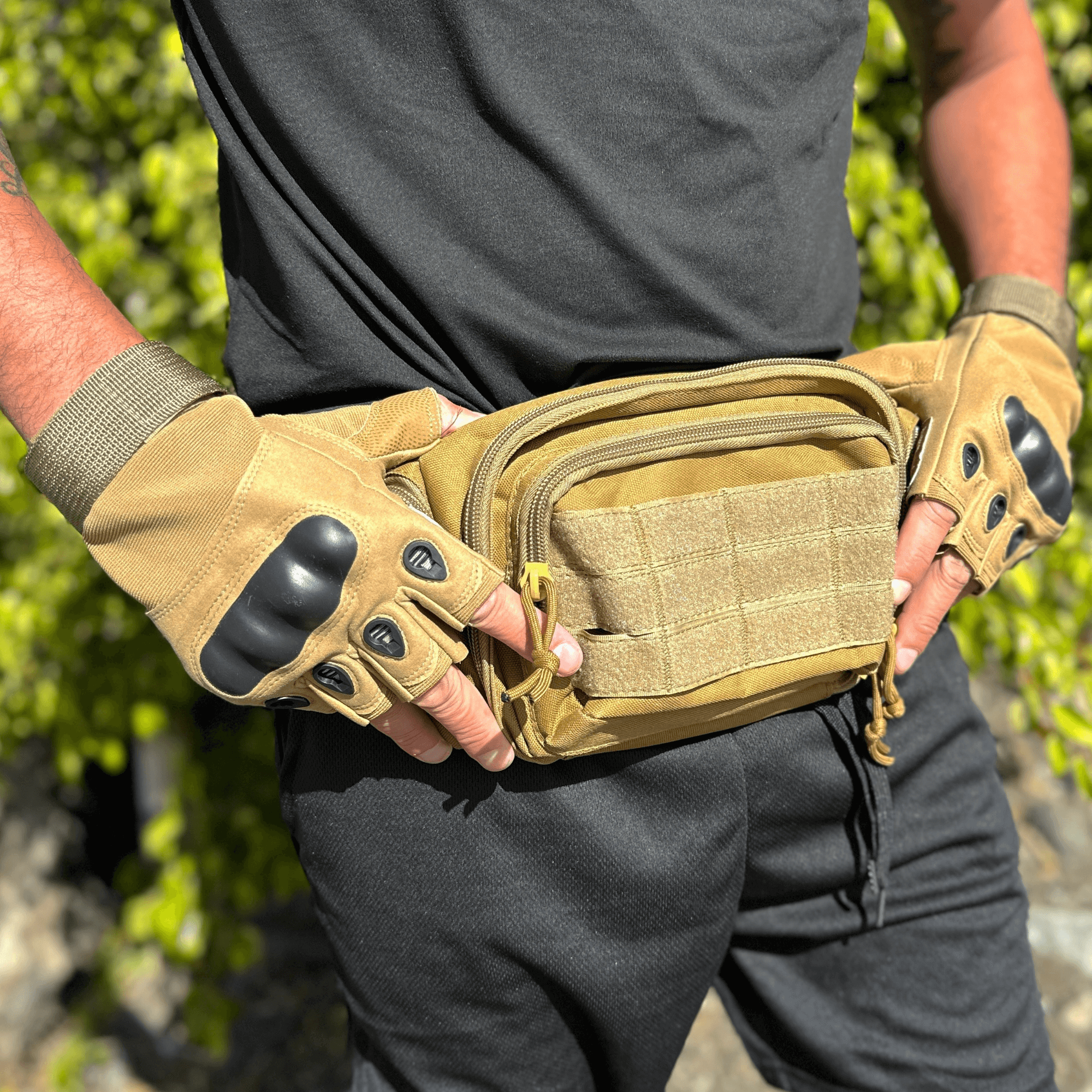 JupiterGear Tactical Military Fingerless Airsoft Gloves for Outdoor Sports, Paintball, and Motorcycling
