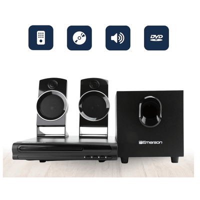 Emerson Surround Sound System & DVD Player - Refurbished