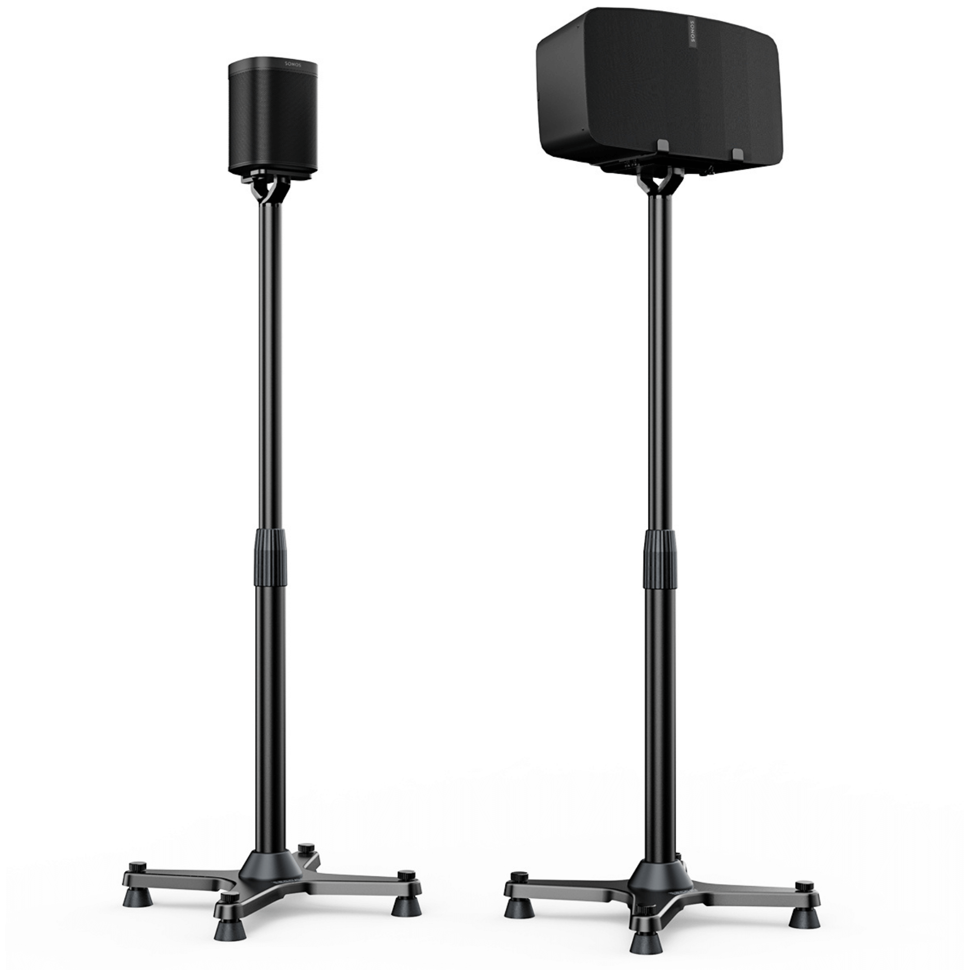 ErgoAV 1-Pair Adjustable Height Sonos Speaker Stands