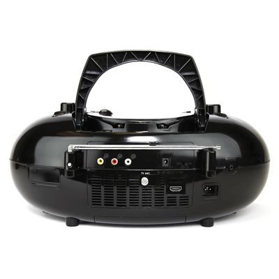 Emerson 7" Bluetooth TV DVD Boombox Black - Refurbished