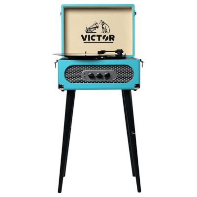 Victor Andover 5-in-1 Music Center Turquoise - Refurbished
