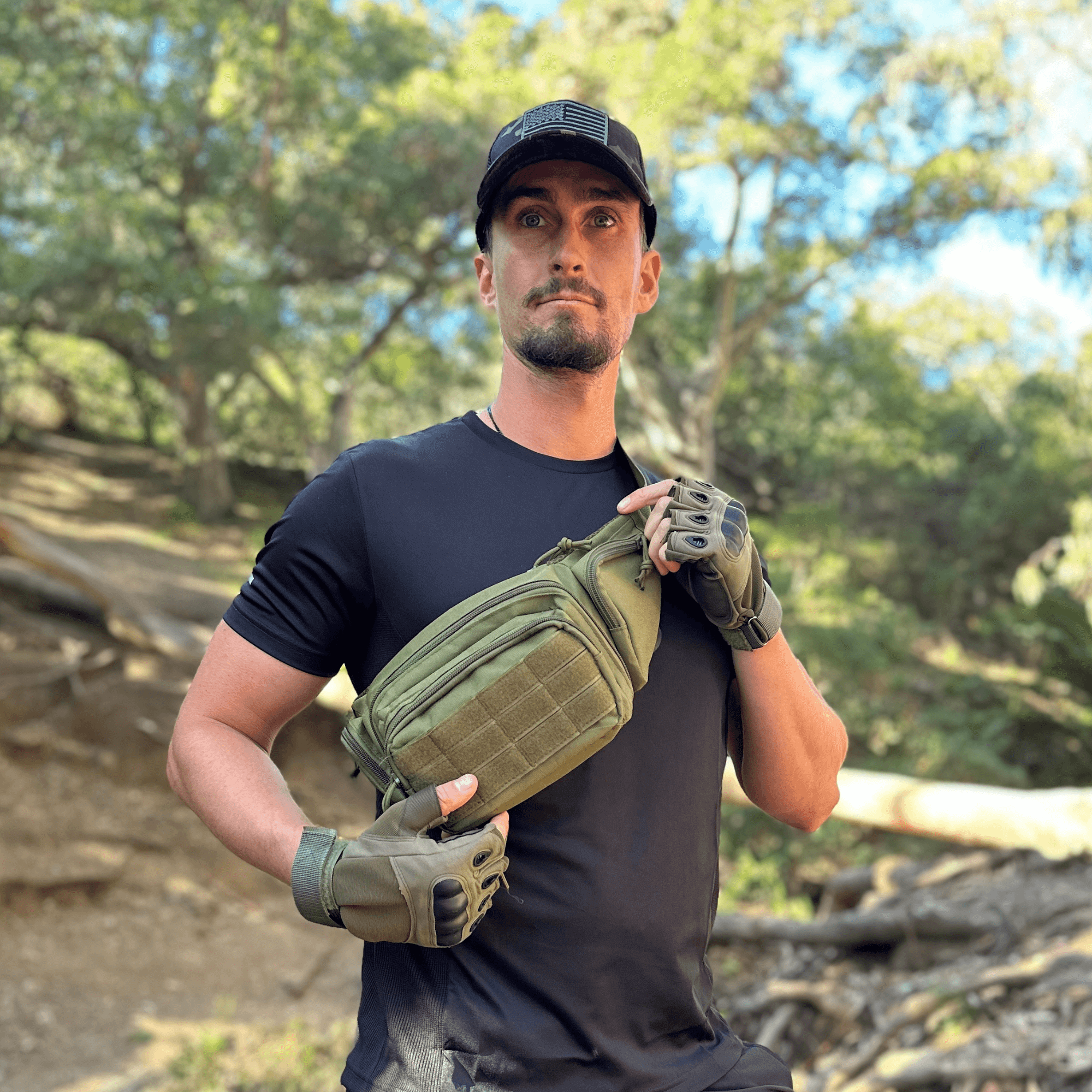 JupiterGear Tactical Military Fanny Pack Waist Bag & MOLLE EDC Pouch For Outdoor Activities