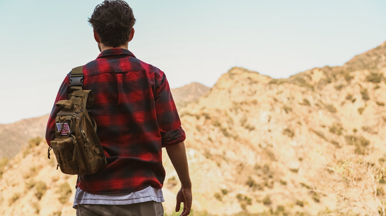 JupiterGear Tactical Military Sling Backpack Shoulder Bag Molle Outdoor Daypack Backpack with Adjustable Strap