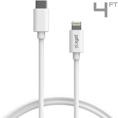 Xyst Charge and Sync USB-C to Lightning Cable 4Ft