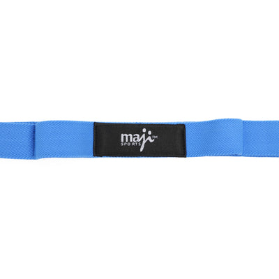 Elastic Yoga Straps With 10 Loops - Blue