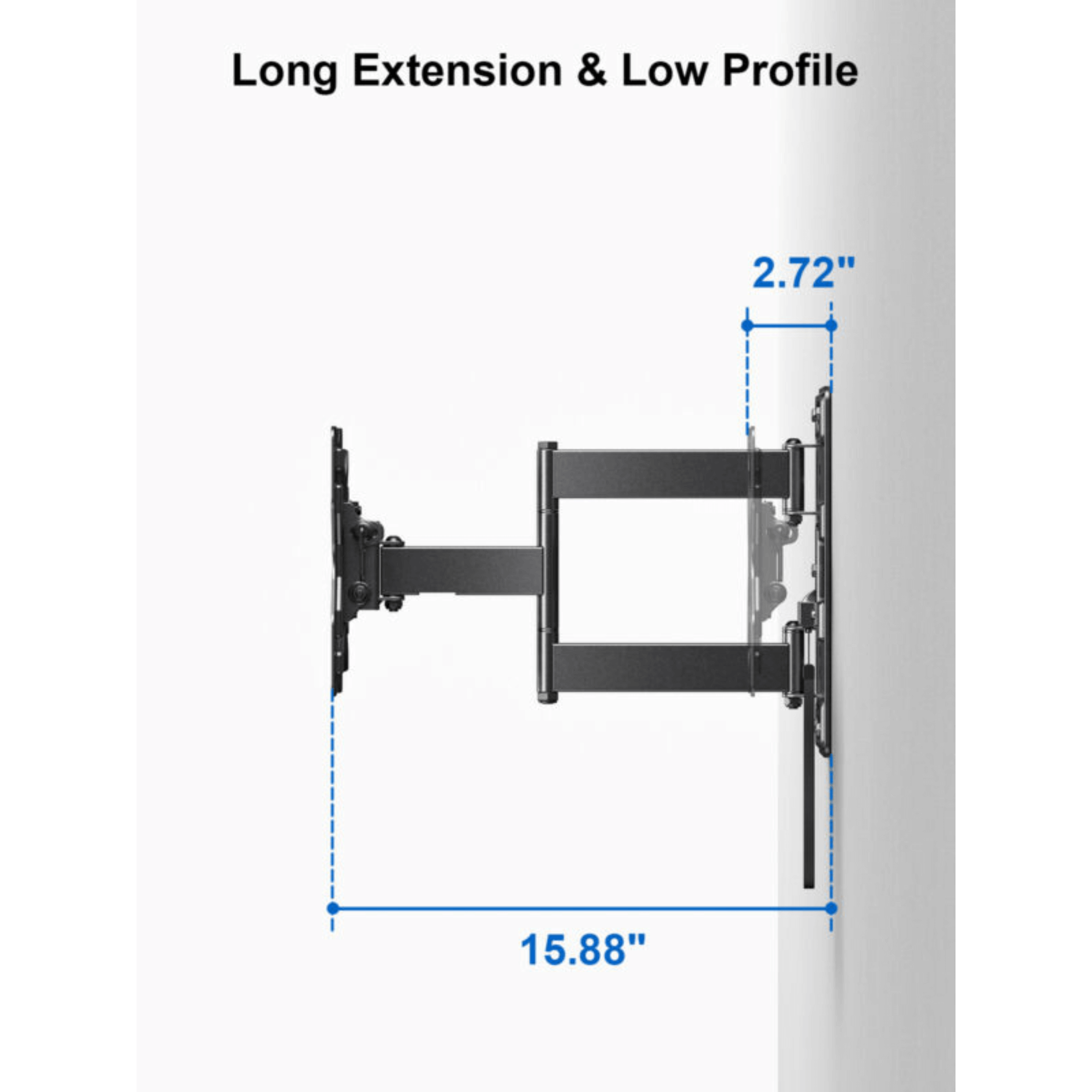 ErgoAV RV Motion Mount 200x200 for TVs 23" to 43"