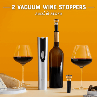 Oster 4-in-1 Wine Opening Kit with Rechargeable Opener - REFURBISHED