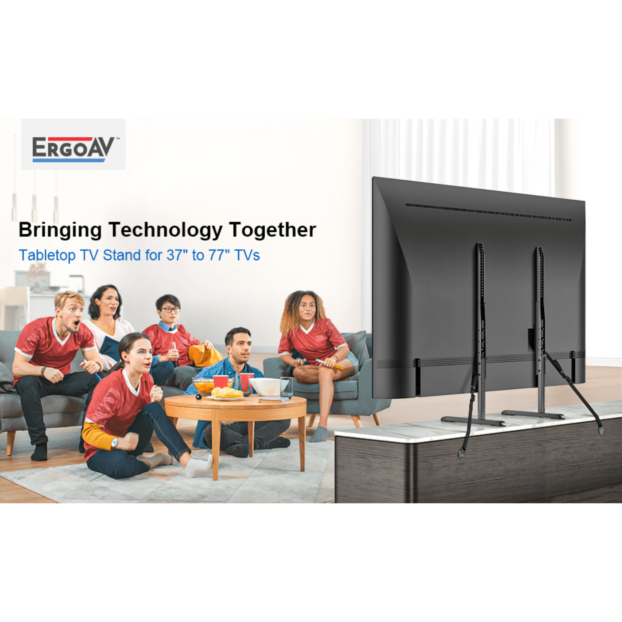ErgoAV Universal TV Legs for 37" to 77" TVs