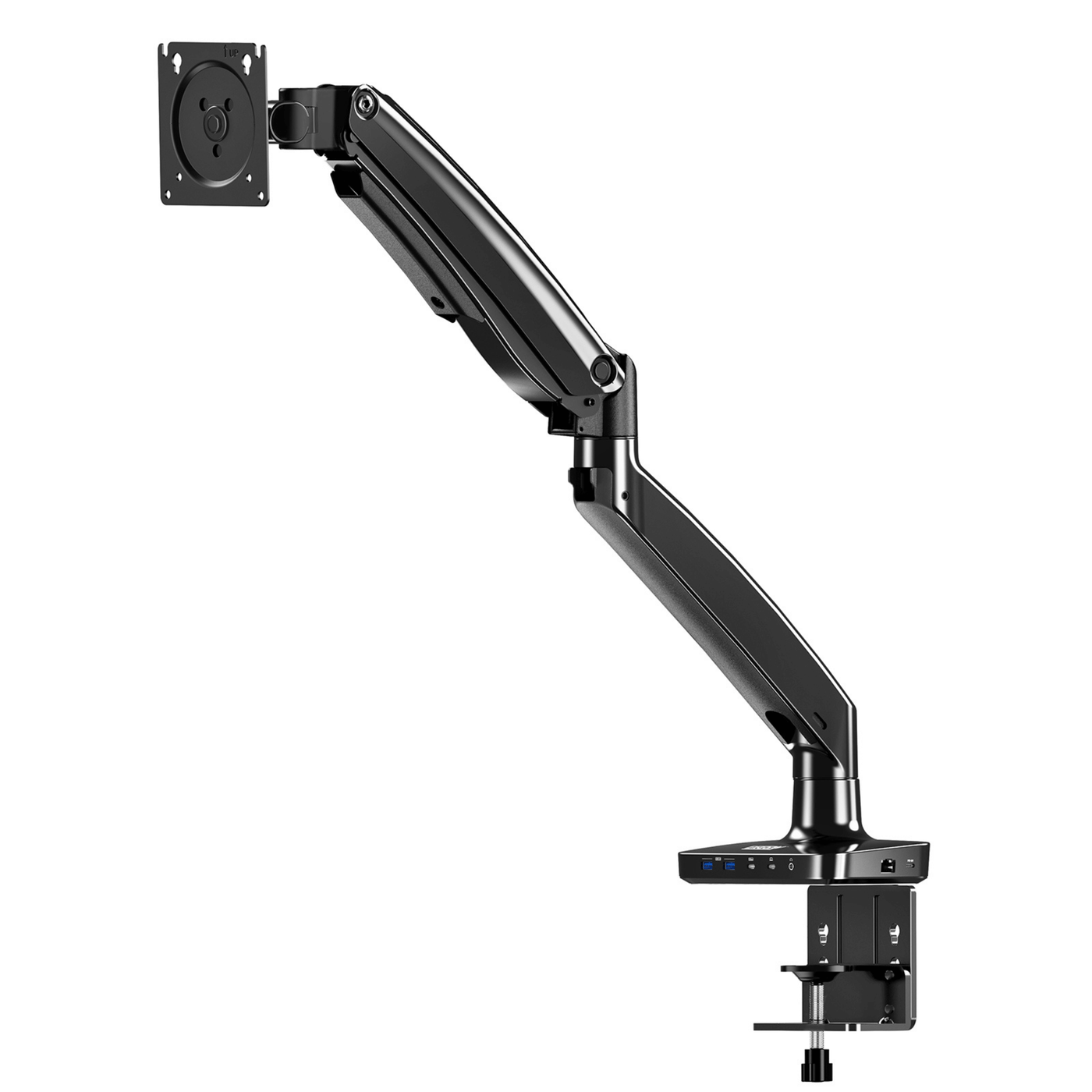 ErgoAV ErgoLink Motion Desk Mount for Single Monitors up to 34" and 22 lbs