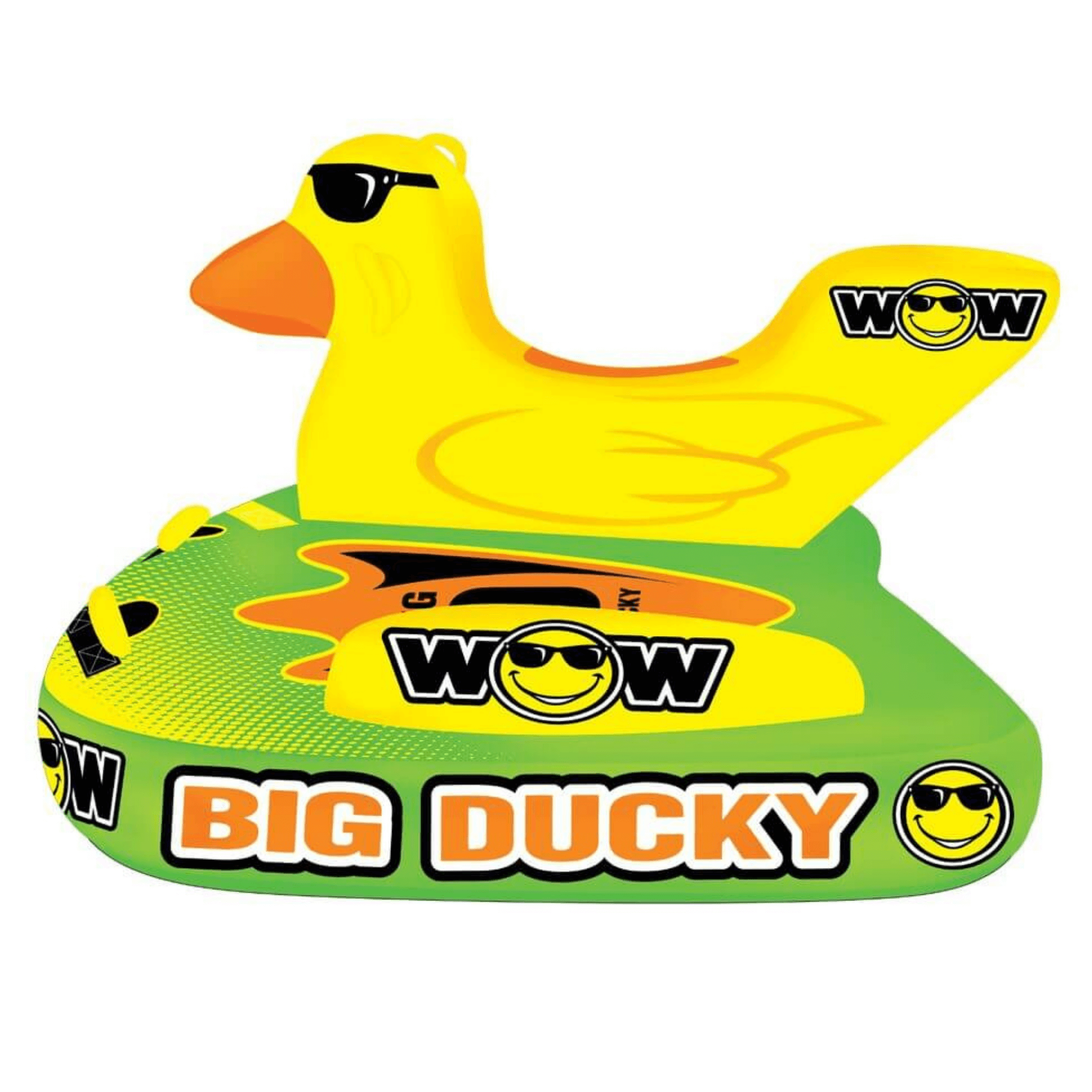 WOW Watersports Big Ducky 1 2 or 3 Person Inflatable Towable Deck Tube