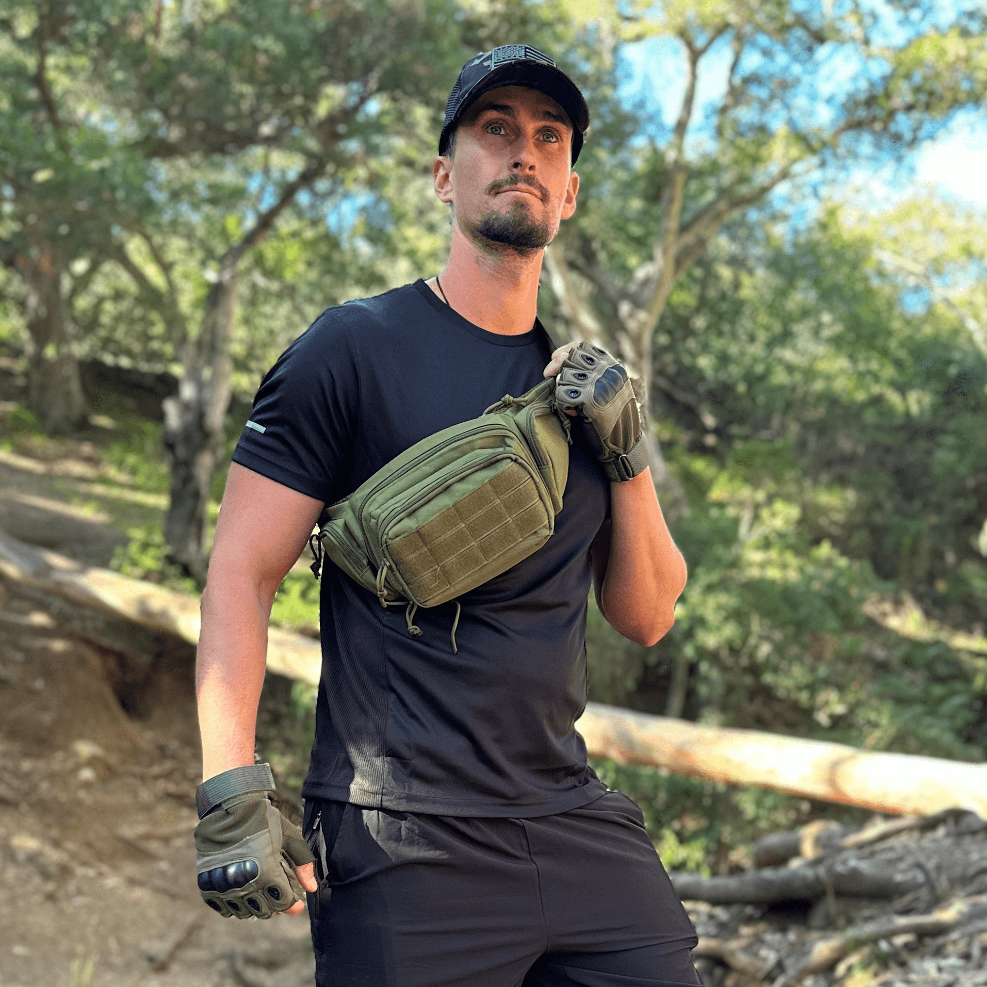 JupiterGear Tactical Military Fingerless Airsoft Gloves for Outdoor Sports, Paintball, and Motorcycling