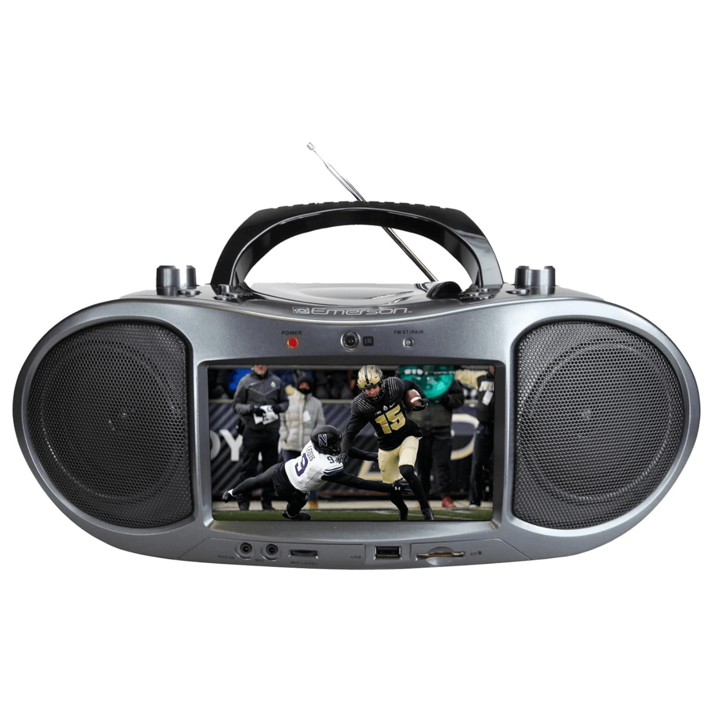 Emerson 7" Bluetooth DVD Boombox - Refurbished